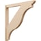 Ekena Millwork 5 1/2-in W x 48-in D x 48-in H Funston Slat Rough Cedar Woodgrain TimberThane Outlooker, Primed Tan OUTUR055X48X48FST24RCPR - alternate 1